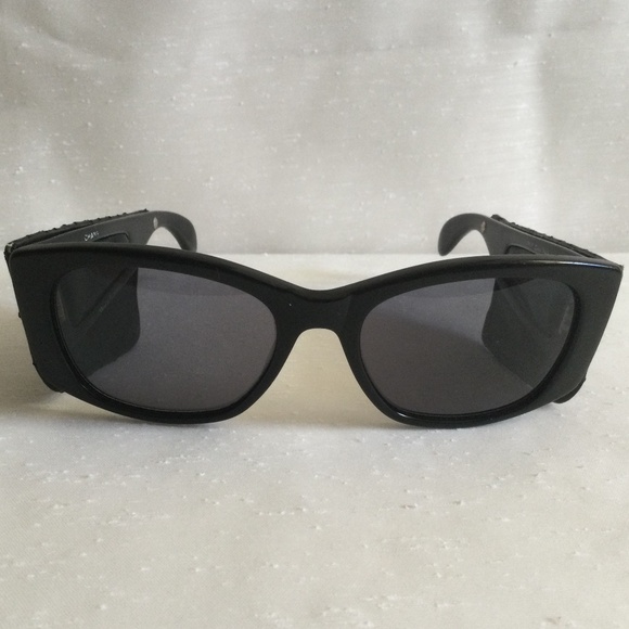 Vintage Chanel Quilted Sunglasses 1988